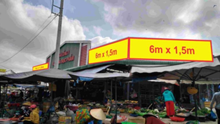 Pano Ốp Tường Tại Chợ Cờ Đỏ – Thị Trấn Cờ Đỏ – Huyện Cờ Đỏ – Tỉnh Cần Thơ (3 Vị Trí)