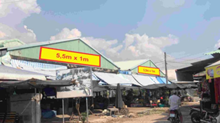 Pano Ốp Tường Tại Chợ Kinh D – Huyện Vĩnh Thạnh – Tỉnh Cần Thơ (2 Vị Trí)