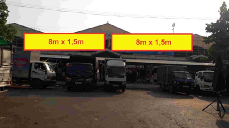 Pano Ốp Tường Tại Chợ Cái Dầu – Huyện Châu Phú – Tỉnh An Giang (2 Vị Trí)