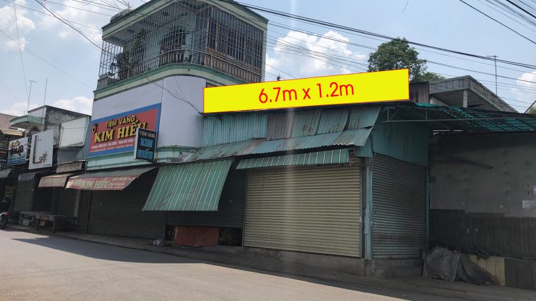 Pano Ốp Tường Tại Chợ Thanh Hóa – Đường Chợ Chiều – Hố Nai 3 – Huyện Trảng Bom – Tỉnh Đồng Nai (Vị Trí 2)