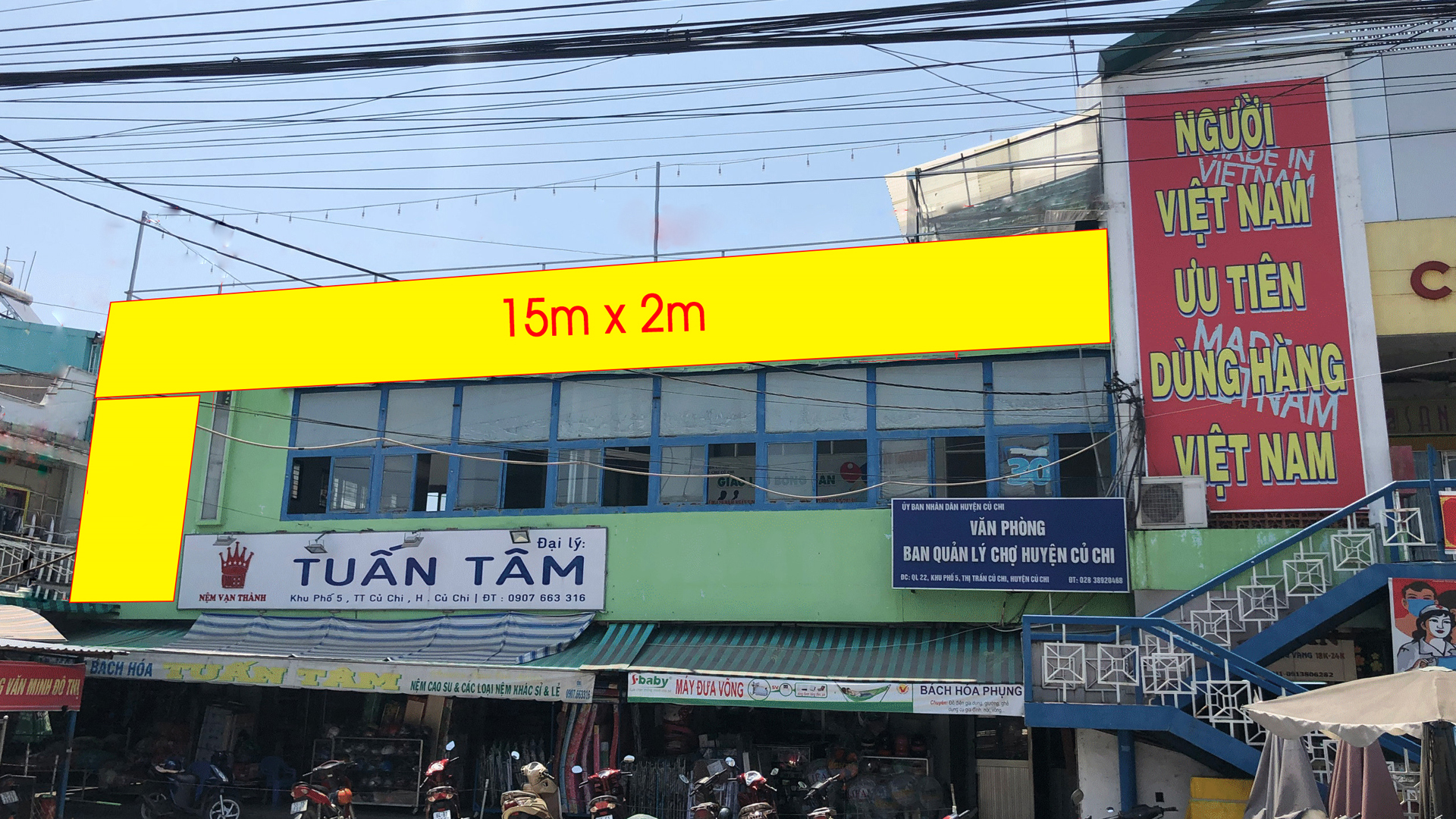 PANO ỐP TƯỜNG TẠI CHỢ CỦ CHI – XUYÊN Á – THỊ TRẤN CỦ CHI – HUYỆN CỦ CHI – TP. HỒ CHÍ MINH (VỊ TRÍ 1)