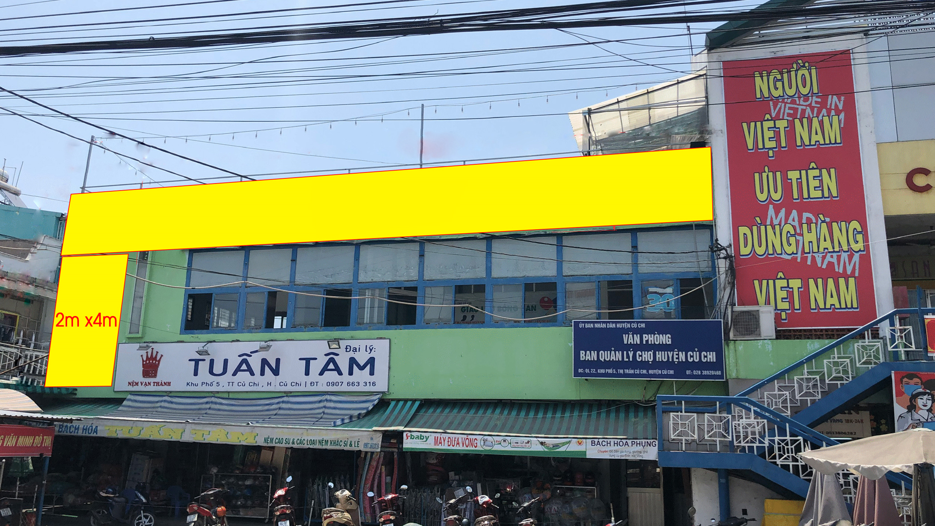PANO ỐP TƯỜNG TẠI CHỢ CỦ CHI – XUYÊN Á – THỊ TRẤN CỦ CHI – HUYỆN CỦ CHI – TP. HỒ CHÍ MINH (VỊ TRÍ 2)