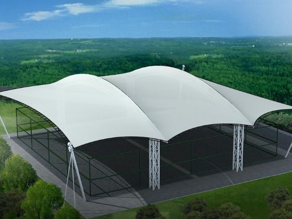 Cấu trúc màng PVC cho bóng râm đỗ xe