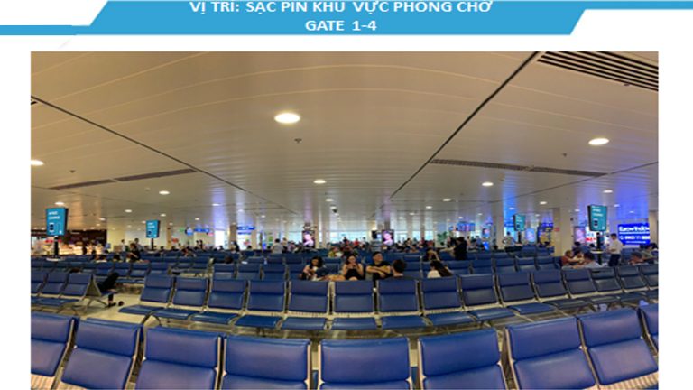 Led Indoor Tại 43″ Sạc Pin Khu Vực Phòng Chờ Gate 1-4 , Gate 5-9 , Gate 10 , Gate 11 , Gate 12 , Gate 14 – Sân Bay Tân Sơn Nhất – Quận Tân Bình – Tp. Hồ Chí Minh (36 Vị Trí)