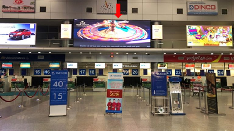 Led Indoor Tại Trung Tâm Sảnh Check-in Quốc Nội – Sân Bay Đà Nẵng – Quận Hải Châu – Tp. Đà Nẵng