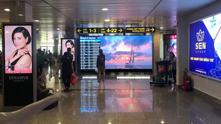 Led Indoor Tại Phòng Chờ Ga Đi Quốc Nội (DDB1.36) – Sân Bay Tân Sơn Nhất – Quận Tân Bình – Tp. Hồ Chí Minh