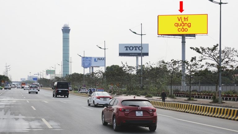 Billboard 2 Mặt Tại HK02 Đối Diện Nhà Ga T1 – Sân Bay Nội Bài – Huyện Sóc Sơn – Hà Nội