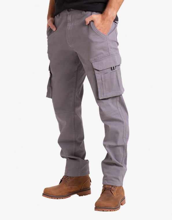 Flex cargo trouser – Light Grey (3)