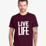 Printed T-shirt – Live Life