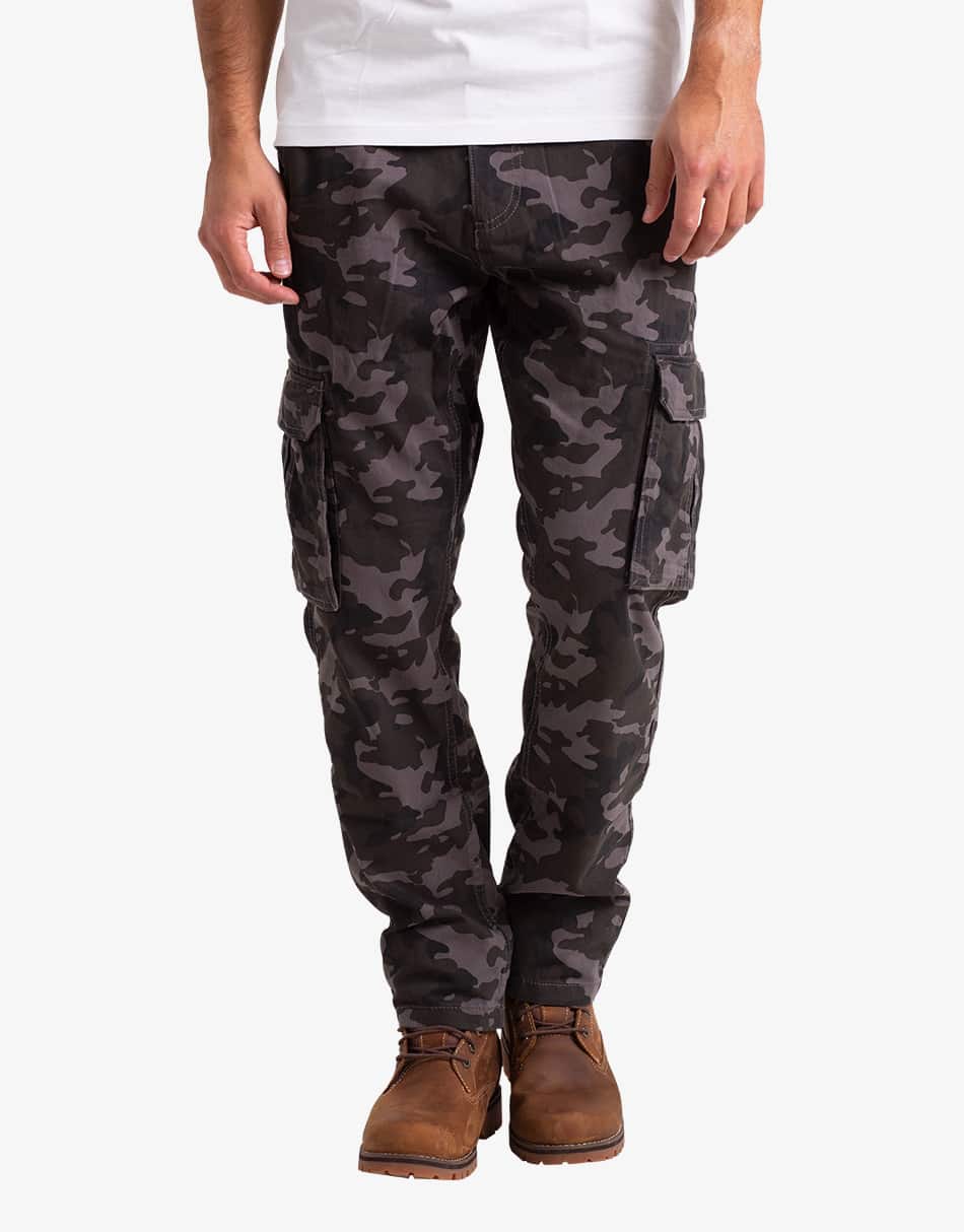 AAPE By A Bathing Ape army cargo pants in black camo  ASOS