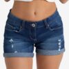 Denim shorts - women