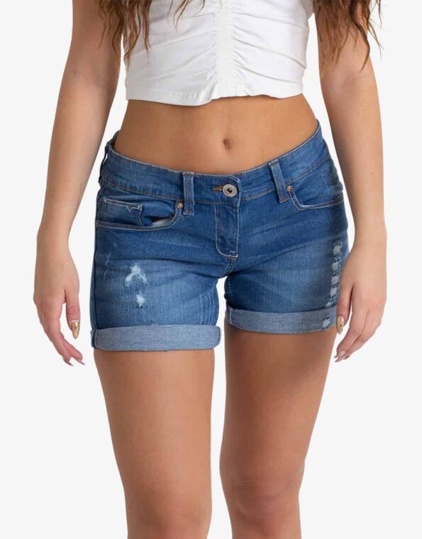 Denim shorts - women