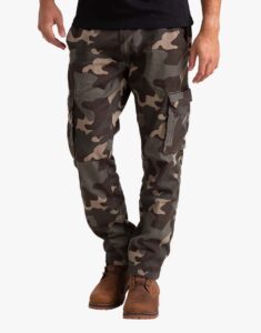 Camo cargo trouser