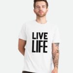 Printed T-shirt – Live Life