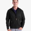 Mens Harrington Jacket Black-Front