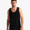 Men's Tank Top - Front - Black