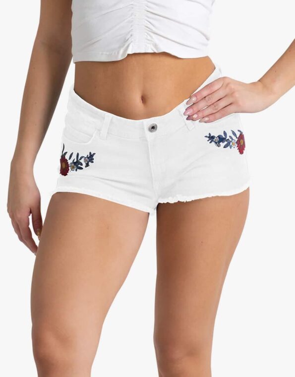 Embroidered Shorts