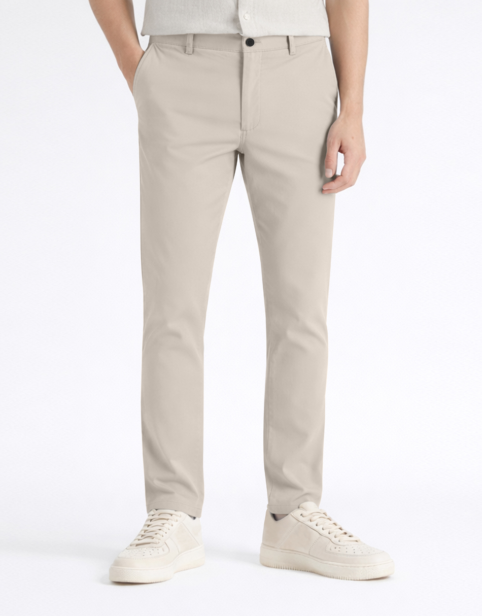 Men’s Premium Gabardine Pants – Stone