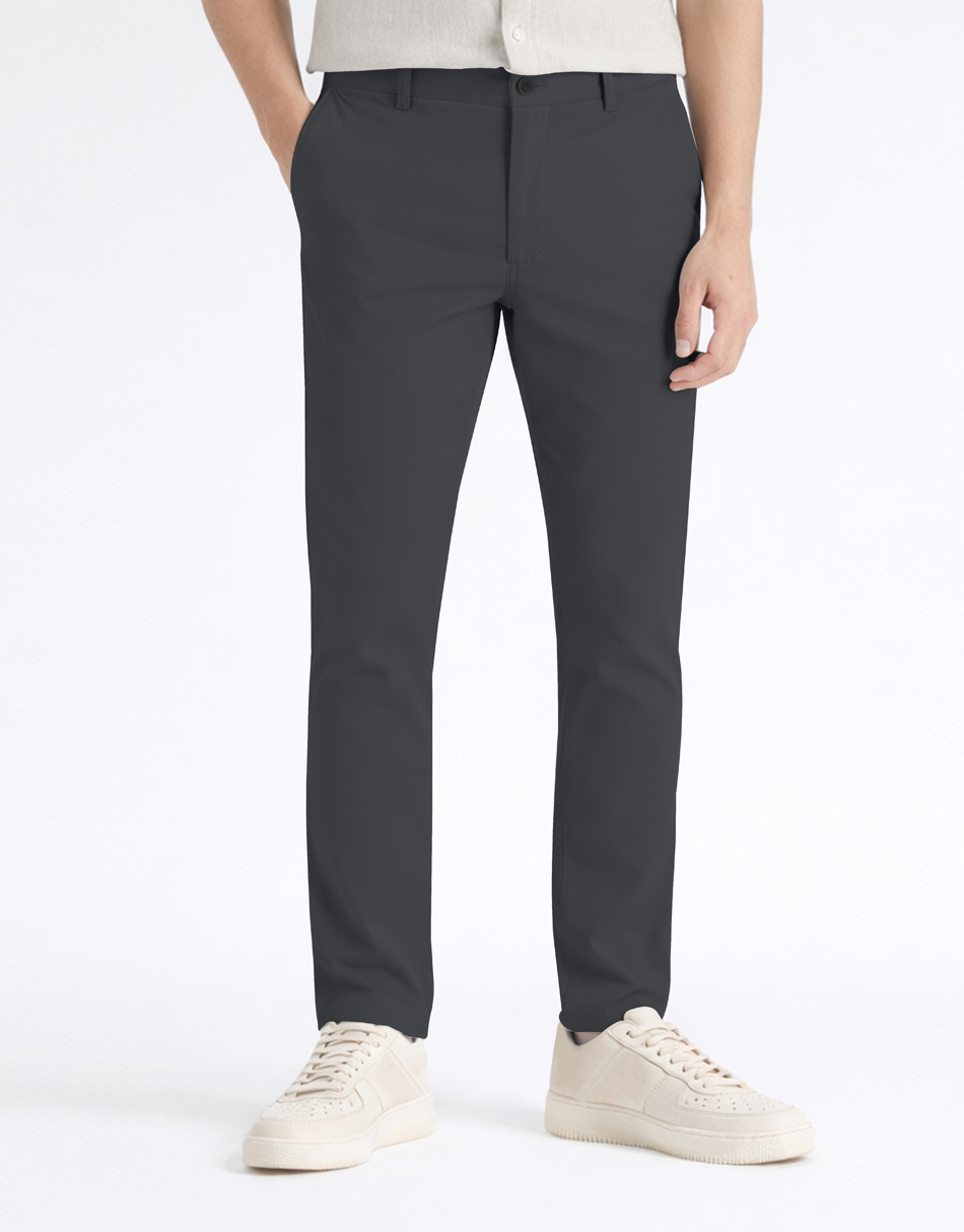 Men’s Premium Gabardine Pants – Dark Grey