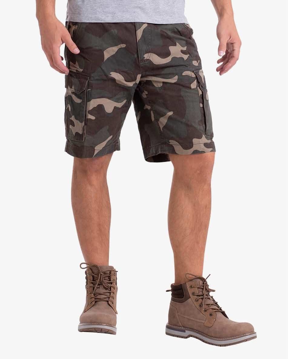 Men’s Camo Cargo Shorts- Jungle
