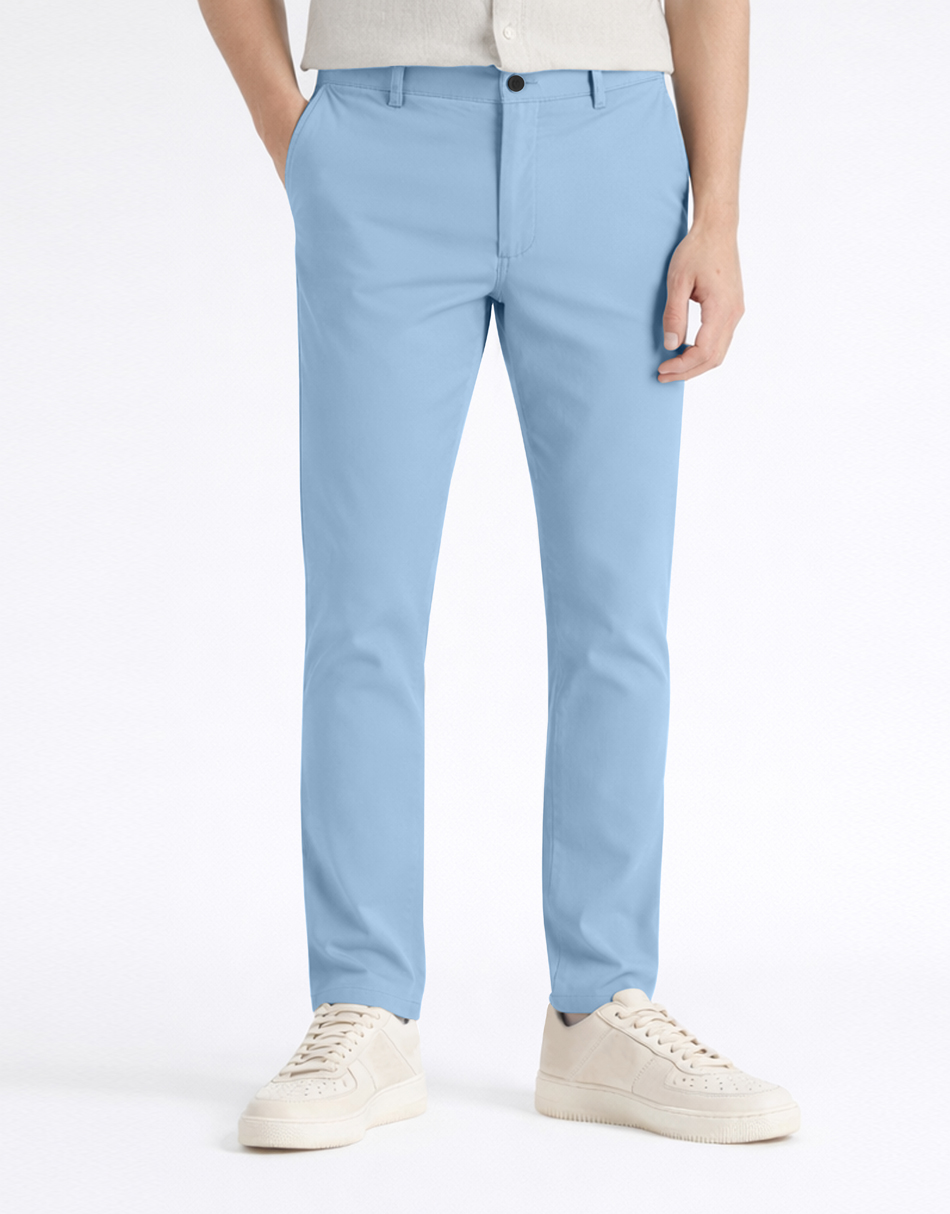 Men’s Premium Gabardine Pants – Ice Blue