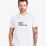 Printed T-shirt for men – Hang On