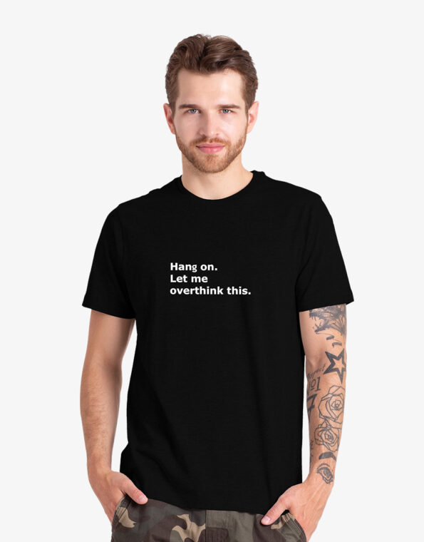 Printed T-shirt for men – Hang On