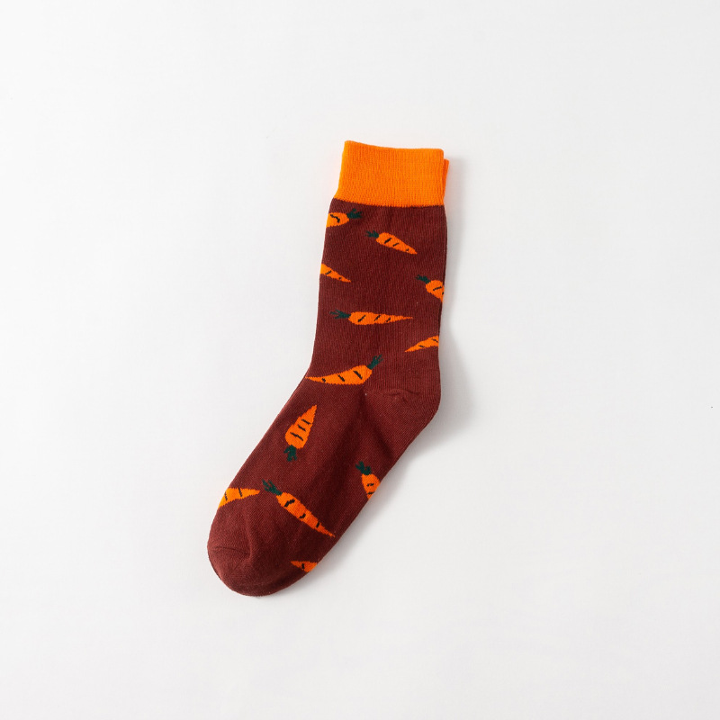  Thicken cotton socks with multiple beautifully embellished trims that wicks away sweat