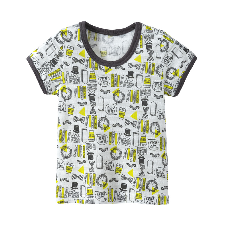  Boys T-shirts with high quality shapes and colors