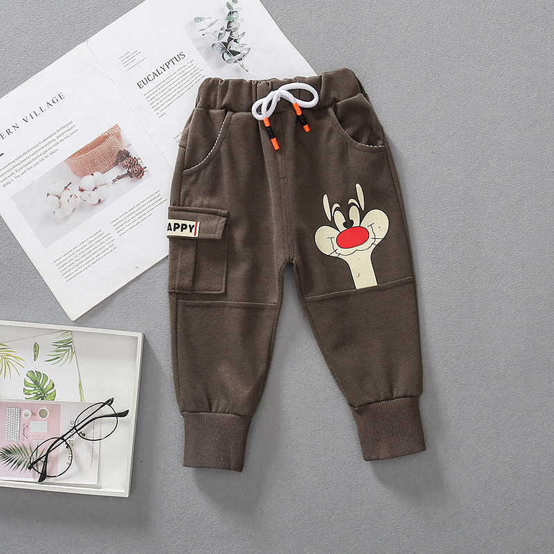 Pants with cartoon drawings A beautiful design made of high quality Soft and smooth for your baby