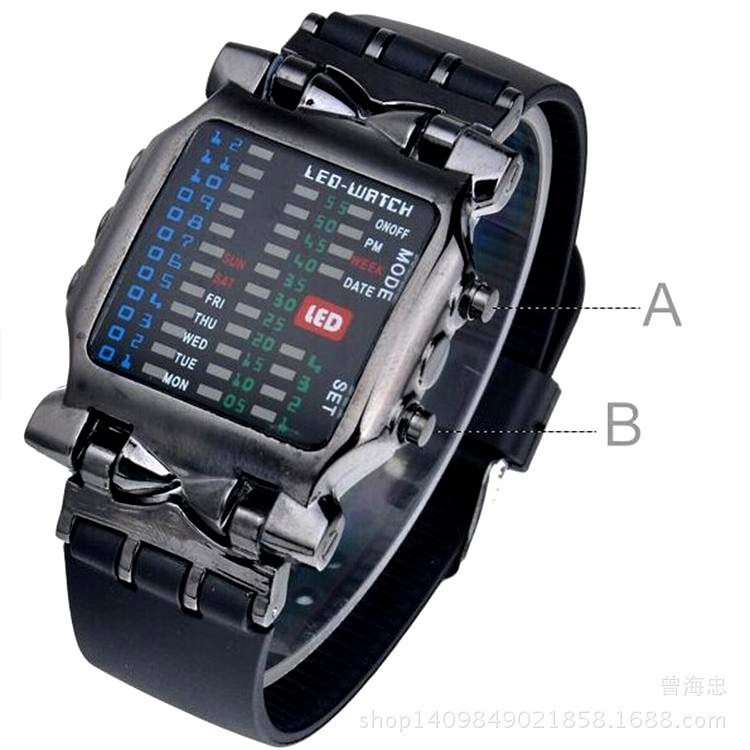 Mechanical men's LED Watch Mechanical men's LED Watch