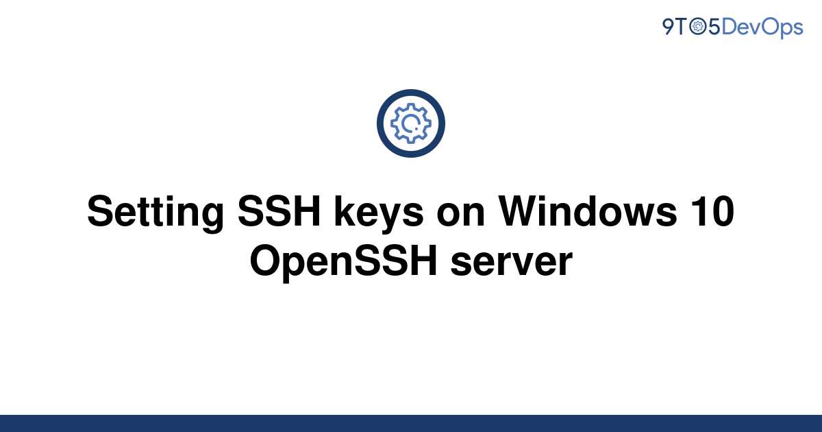 windows 10 ssh generate key