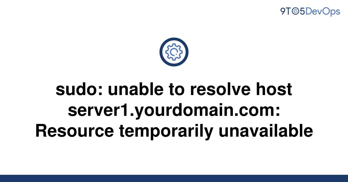 sudo unable to resolve host digitalocean