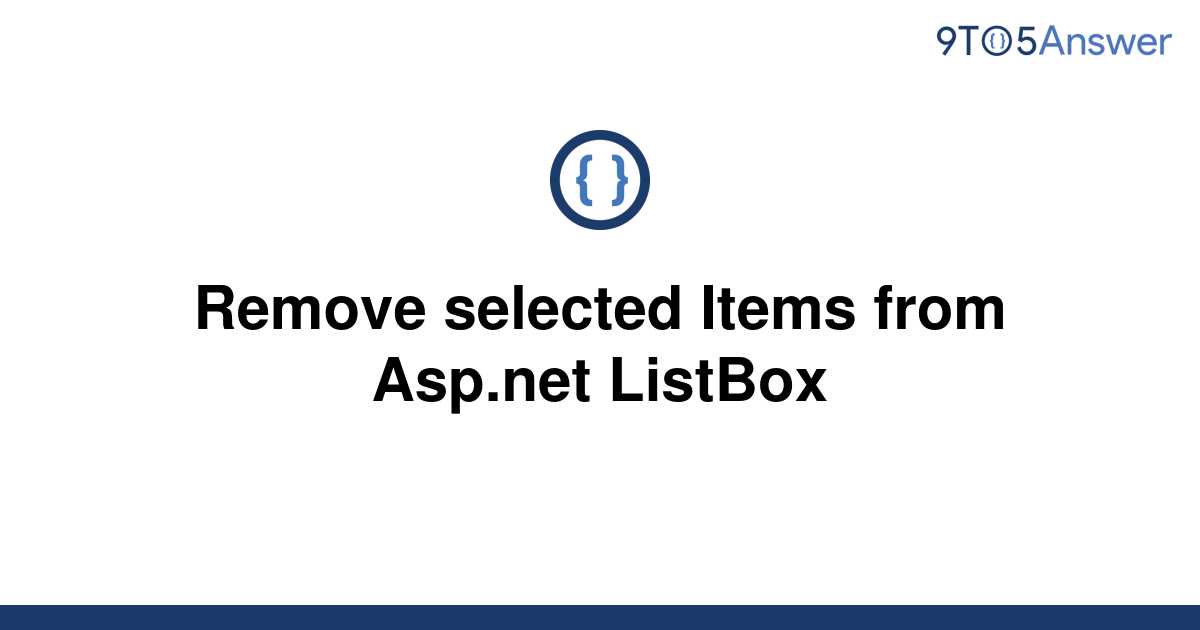 Listbox Remove All Items Vba