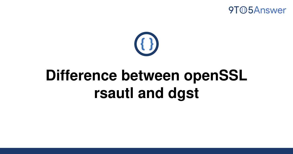 Openssl Dgst Examples