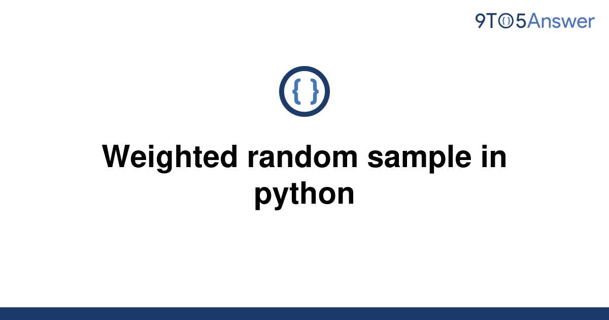 weighted random assignment python