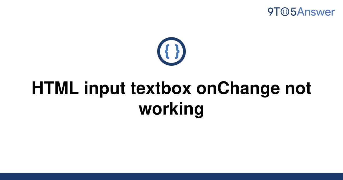 Textfield Onchange Not Working