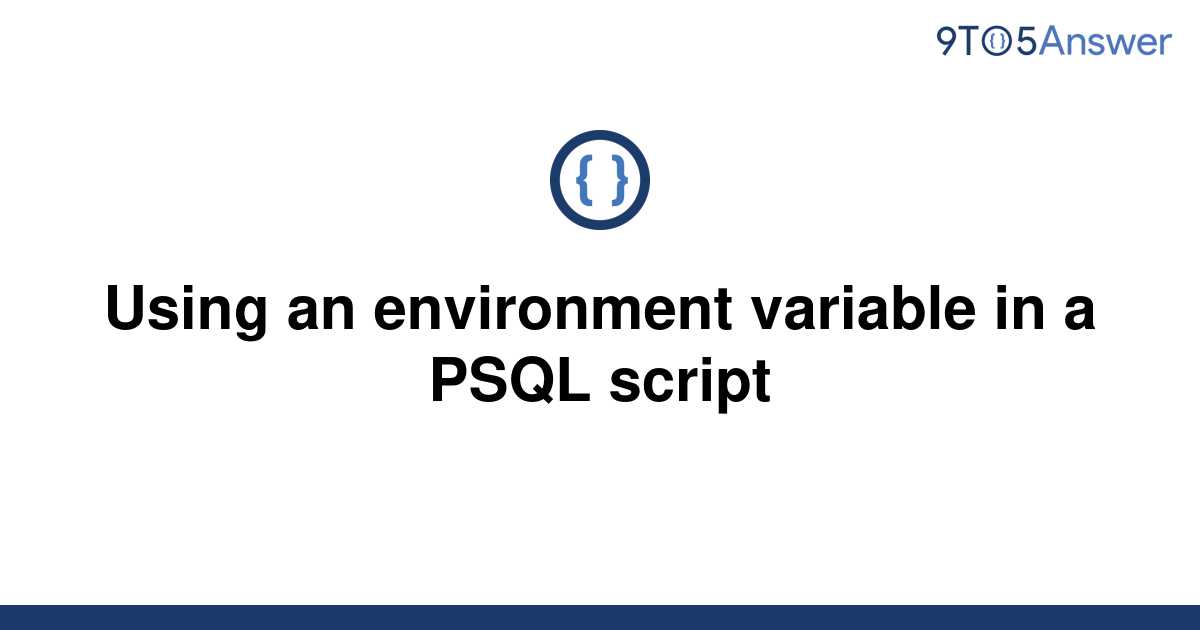 psql variable assignment