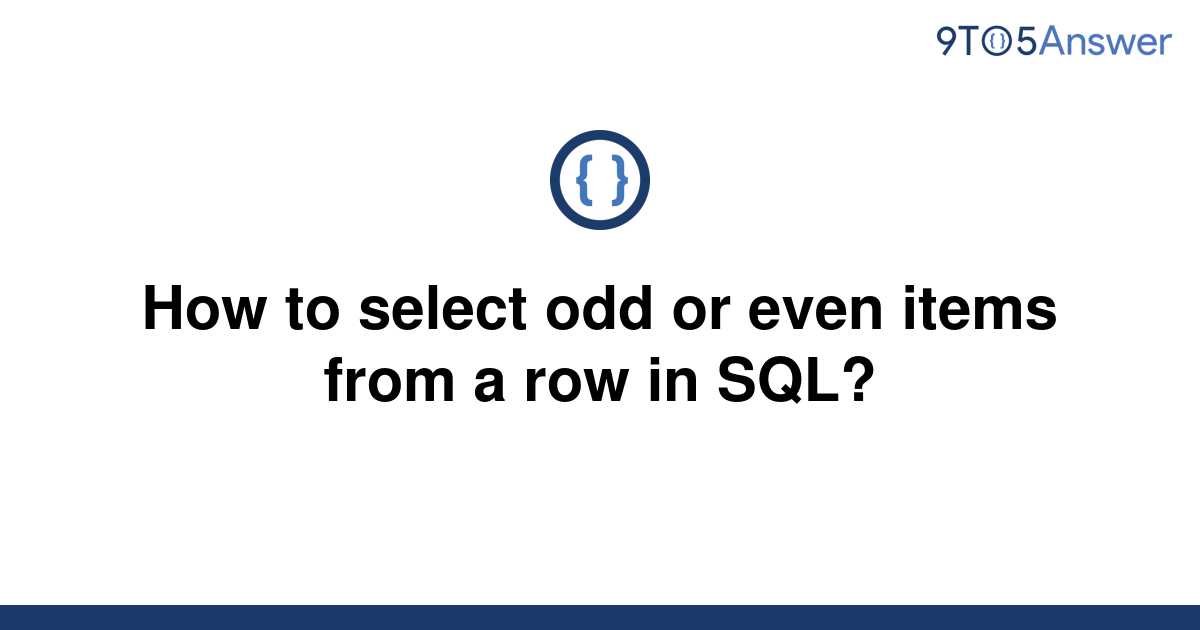 How To Select Odd And Even Numbers In Excel