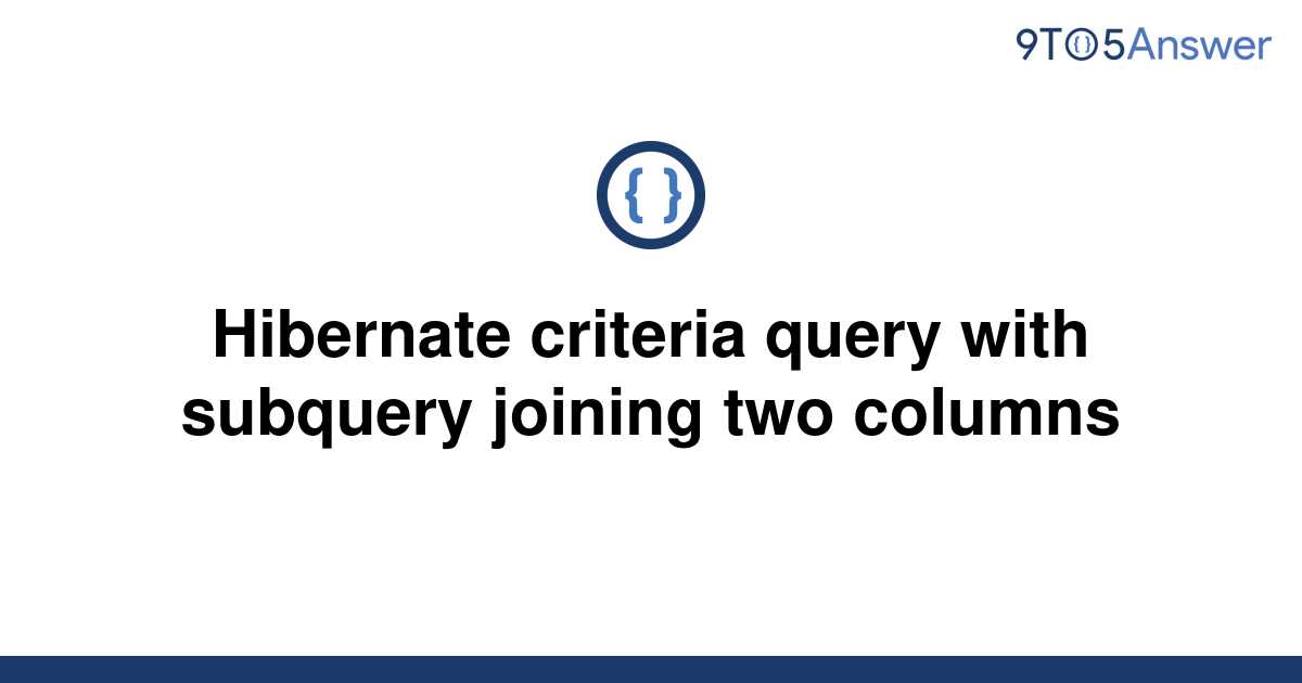 Criteria Query With Join Example