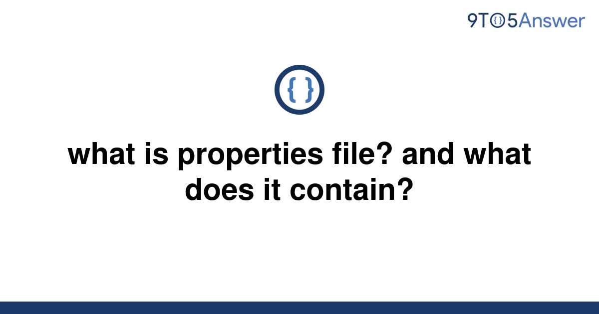 What Is Properties Means