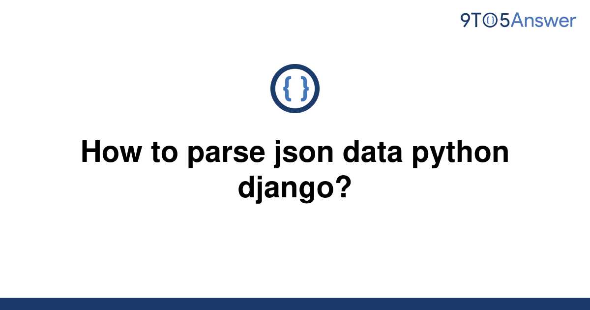 Parse Json Data Python