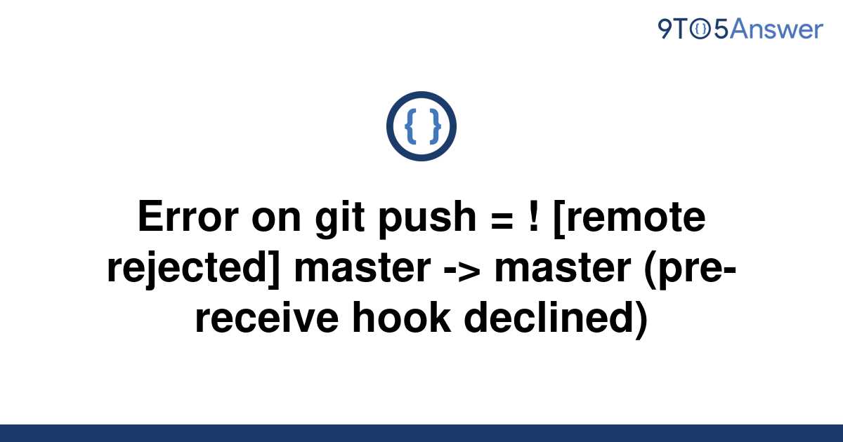 Git push rejected non fast forward