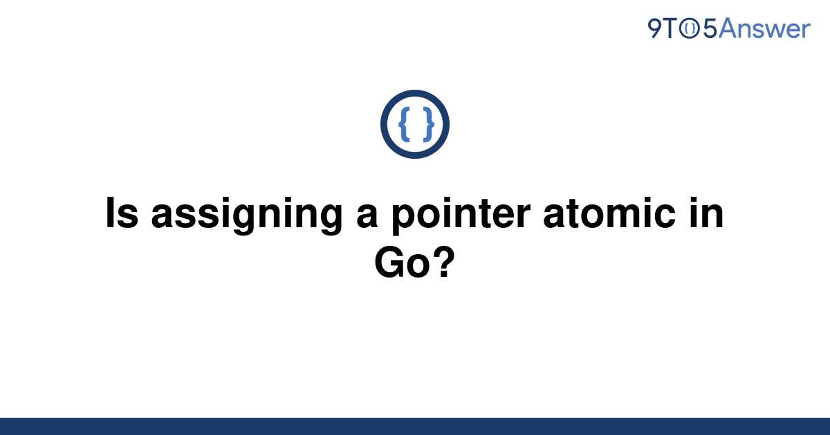 pointer assignment atomic