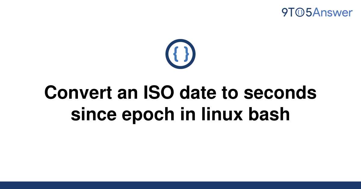 Date Seconds Since Epoch Linux