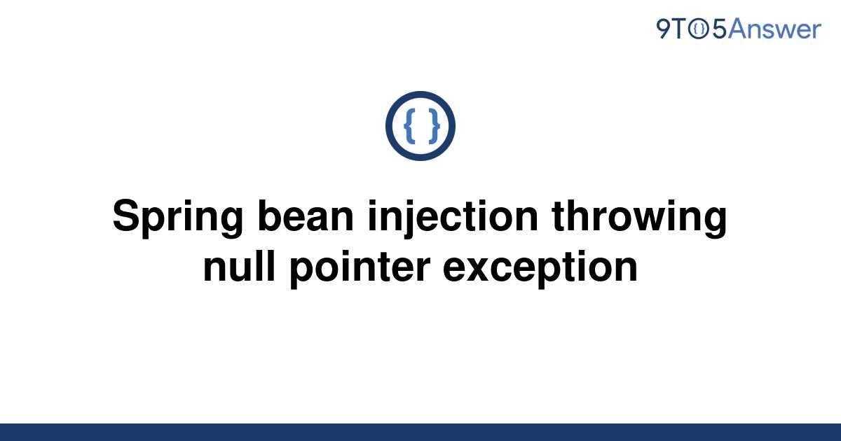 Spring Bean Injection Example