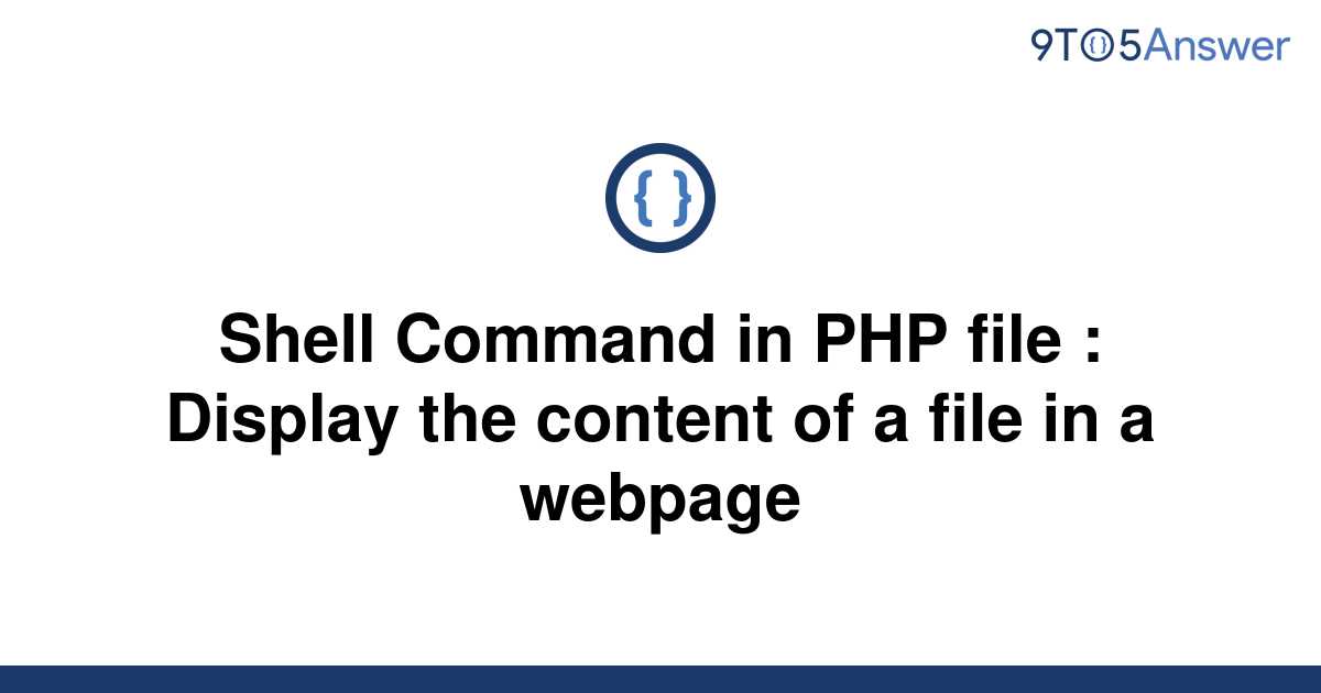 Current Shell Command