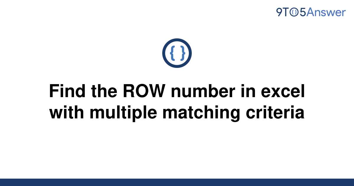 solved-find-the-row-number-in-excel-with-multiple-9to5answer