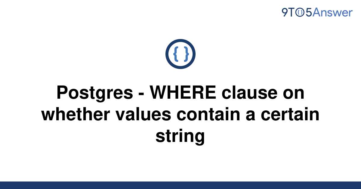 postgres in clause