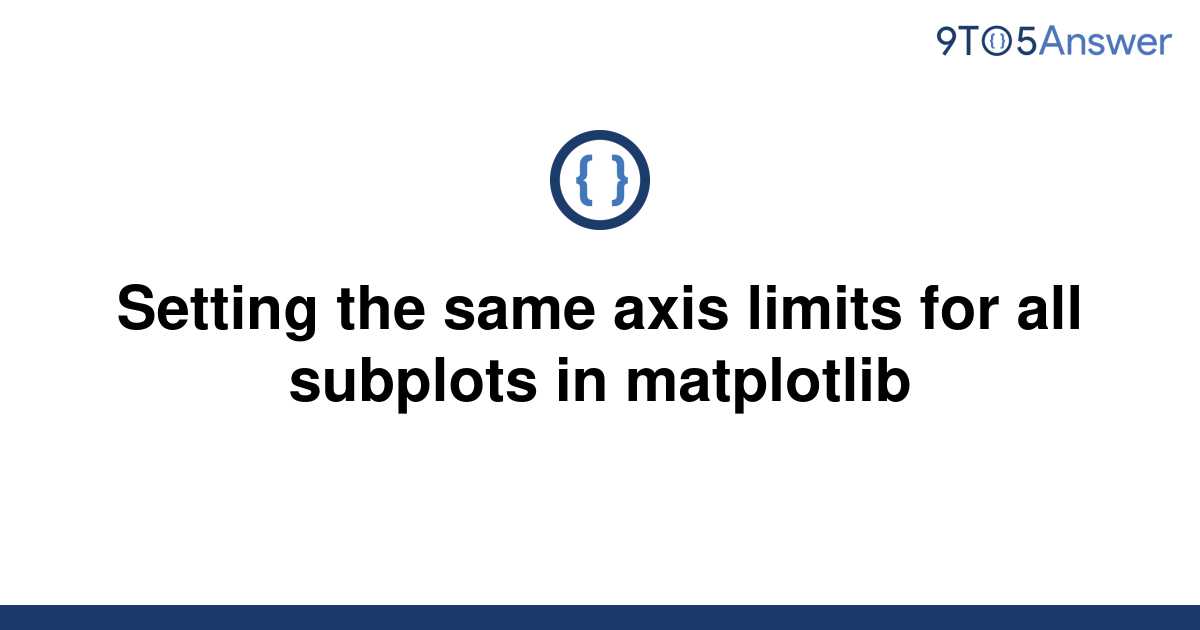 solved-setting-the-same-axis-limits-for-all-subplots-in-9to5answer